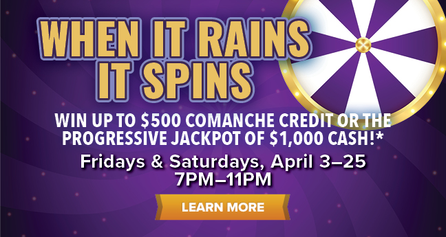 When It Rains It Spins